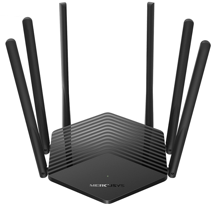 

Роутер Mercusys MR50G AC1900, до 1300 Мбит/с на 5 ГГц + до 600 Мбит/с на 2,4 ГГц, 802.11ac/a/b/g/n, Beamforming, MU-MIMO, Smart Connect, 10/100/1000Мб, MR50G