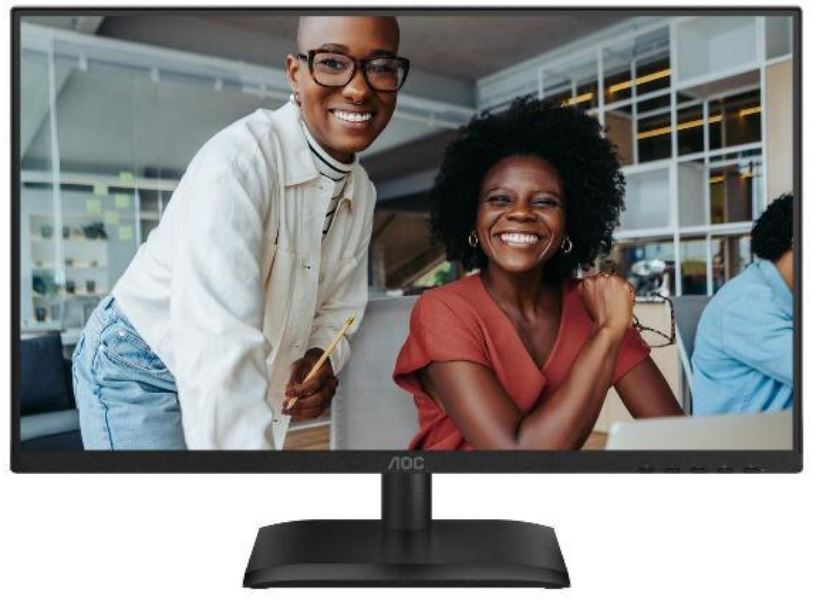 

Монитор 23,8" AOC 24E4U 1920x1080, WLED, 16:9, IPS, 300cd, 1500:1, 4ms, 178°/178°, HDMI, DP, 4*USB, 120hz, Speakers, VESA, pivot, black, 24E4U