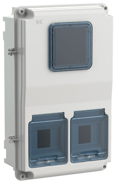Изображение товара Щит учета IEK KR3-KP33-N-10-66 пластиковый корпус IP66 для счетчиков