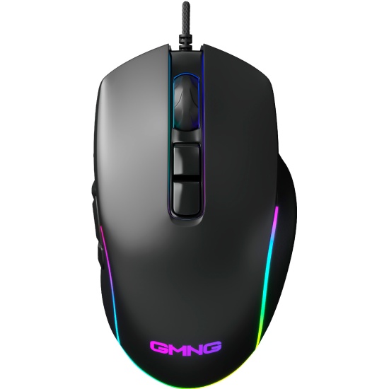 

Мышь GMNG XM003 1651278 черная, оптическая, 32000dpi, USB, XM003