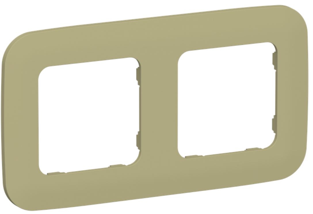 

Рамка двойная IEK FI-M22-31-20-K26 FLITE РУ-2-А-ФлО оливковый, FI-M22-31-20-K26