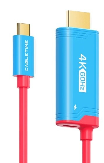 Изображение товара Кабель-адаптер CABLETIME CT-CMHD4P-PBU2 для расширения совместимости устройств