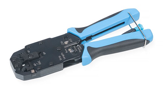 

Устройство обжимное Cabeus HT-2008A для RJ45, RJ12, RJ11, проф., HT-2008A