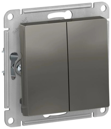 Изображение товара Двухклавишный выключатель Systeme Electric ATN000917 для освещения