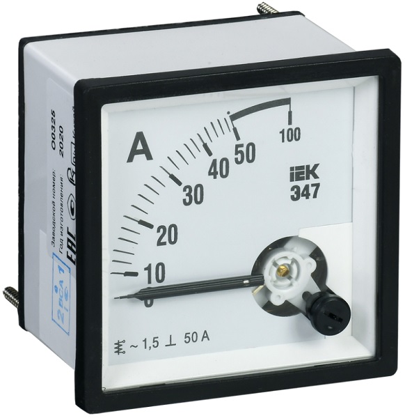 

Амперметр IEK IPA20-6-4000-E Э47 4000/5А кл. точн. 1,5 96х96мм, IPA20-6-4000-E