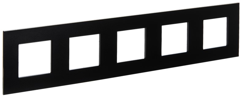 

Рамка пятерная IEK SK-M52-M-K02 SKANDY SK-F35Bl металл черная, SK-M52-M-K02