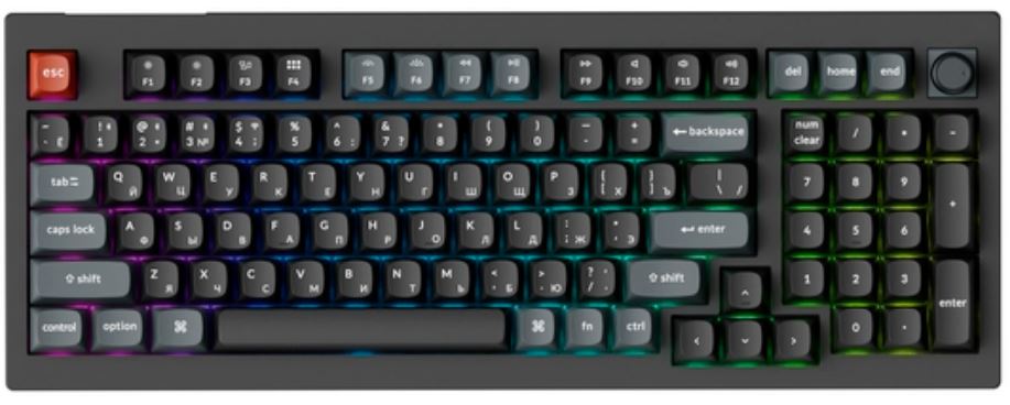

Клавиатура Keychron V5 Ultra V5U-D1-RU Black, Red св., V5 Ultra