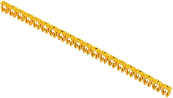 Изображение товара Маркер кабельный IEK UMK-KE3-10 открытого типа для маркировки проводов