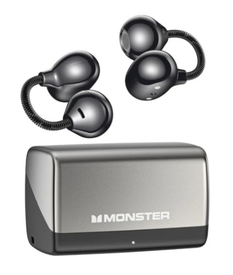 Изображение товара Наушники TWS Monster Airclip AC700 (MH22285), Bluetooth, Вкладыши+внутриканальные, Серебристый, [123341-04]