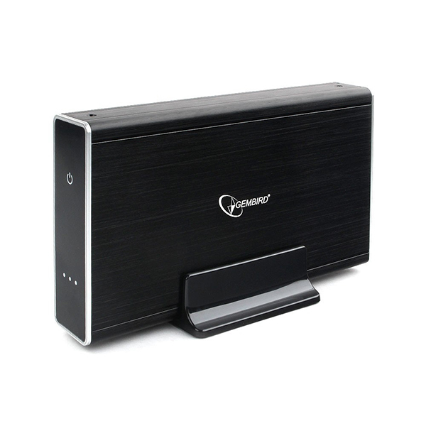 

Внешний корпус для HDD SATA 3.5” Gembird EE3-U3S-80 для HDD/SSD SATA 6Gb/s 3.5", USB 3.0, алюминий, черный, EE3-U3S-80
