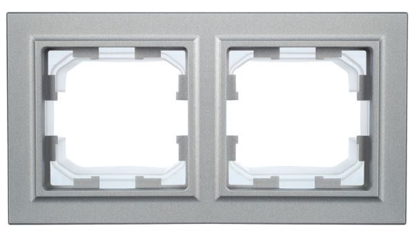 Изображение товара Двойная рамка IEK BR-M22-44-K47 для выключателей и розеток серия BRITE