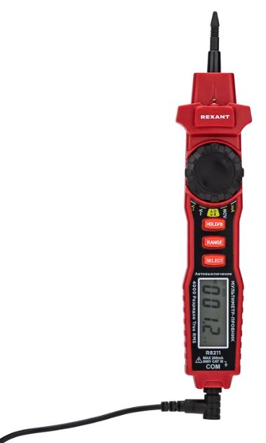 

Мультиметр Rexant 13-3125 пробник цифровой R8211, 13-3125