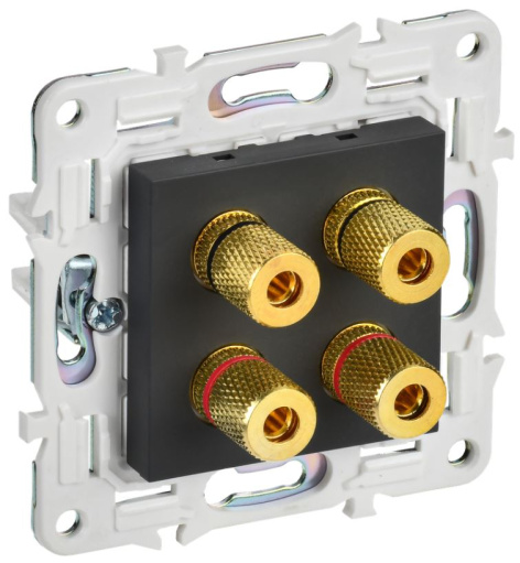 Изображение товара Аудио-розетка IEK SK-S40-K53 для качественного подключения аудио-оборудования