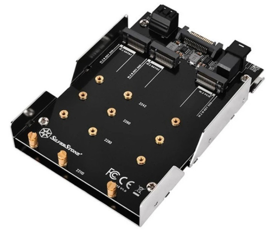 Изображение товара Адаптер SilverStone G56SDP120300020 для подключения накопителей