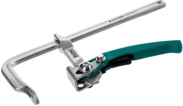 

Струбцина Kraftool KLF-200 32020-200 Kraftool быстрозажимная 200/80мм., KLF-200