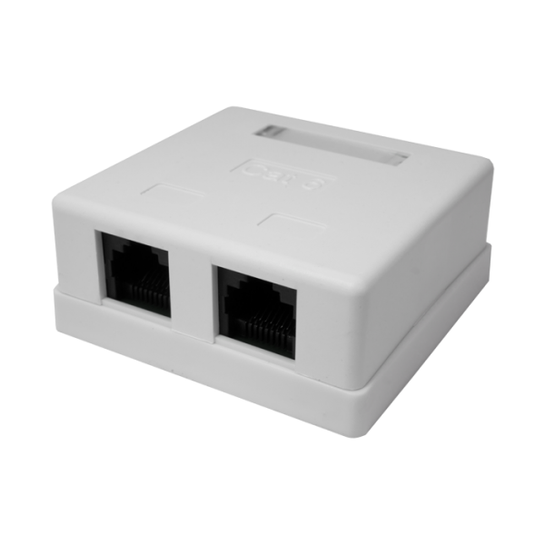 

Розетка SUPRLAN 10-0310 компьютерная8P8C (RJ-45), UTP, 6, 2 порта, 10-0310