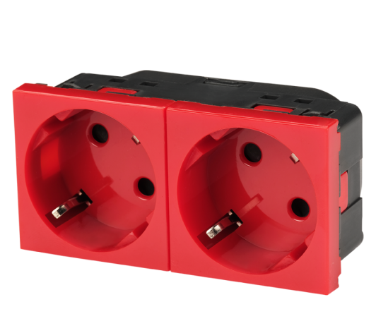 фото Розетка  TWT TWT-EL45x45/2G-RD в Уфе