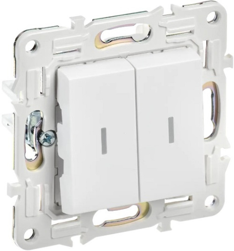фото Переключатель двухклавишный  IEK SK-V22-1-10-K01 в Уфе