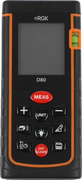 Изображение товара Дальномер RGK D80 лазерный для точных измерений до 800 метров
