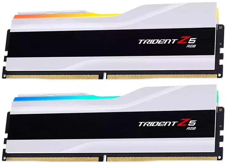 

Модуль памяти DDR5 64GB (2*32GB) G.Skill F5-6000J3636F32GX2-TZ5RW TRIDENT Z5 RGB PC5-48000 6000MHz CL36 1.35V white, F5-6000J3636F32GX2-TZ5RW