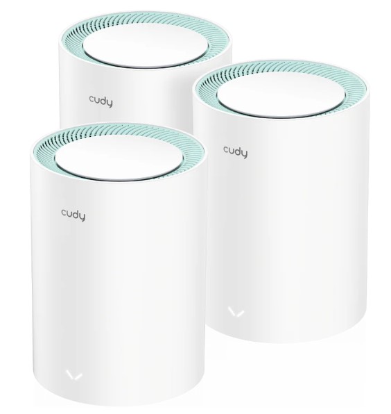 

Маршрутизатор Cudy M1500(3-Pack) Gigabit Wi-Fi 6 Mesh Solution, M1500(3-Pack)