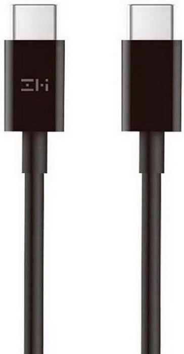 

Кабель ZMI ZMKAL08ECNBK USB-C to USB-C cable 5A (1.5m) black 100W, ZMKAL08ECNBK