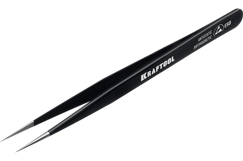 

Пинцет Kraftool 222125 антистатический антимагнитный прецизионный прямой 135мм., 222125