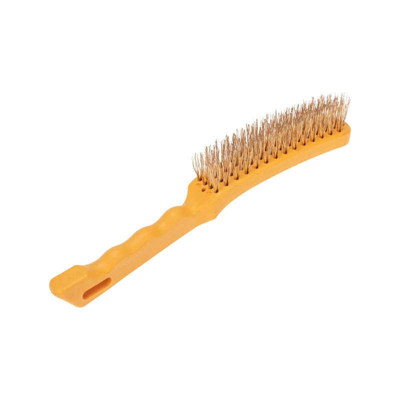 

Щетка KRANZ KR-91-1236 по металлу с пластиковой ручкой 4 ряд. 260 мм, KR-91-1236