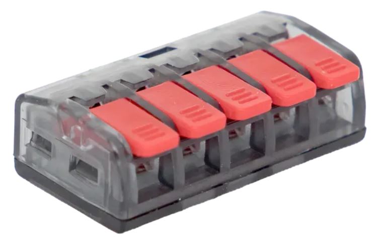 

Клемма соединительная EKF plc-smk-221-415 СМК 221-415 5 отверстий 0,2-4,0 мм2, plc-smk-221-415