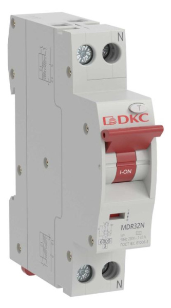Изображение товара Автомат дифференциальный DKC MDR32N-1N1C20-A для защиты электросетей