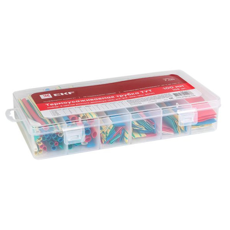 Изображение товара Набор термоусадочных трубок EKF tut-n-5-r для электроизоляции