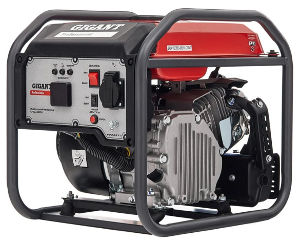 Изображение товара Инверторный генератор Gigant GPIGL-3000O компактный и мощный