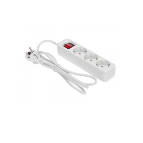 Изображение товара Удлинитель Rexant 13-4012 с 3 розетками заземлением и защитными шторками