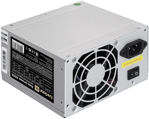 

Блок питания ATX Exegate AB450 EX219184RUS 450W, 8cm fan, 24p+4p, 3*SATA, 2*IDE, FDD, AB450