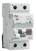фото Автомат дифференциальный  EKF rcbo6-1pn-25C-100-a-av