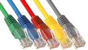 фото Кабель патч-корд U/UTP 5e кат. 1м.  Exegate UTP-RJ45-RJ45-5e-1M-GY