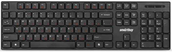 Изображение товара Беспроводная мембранная клавиатура SmartBuy ONE 238 с цифровым блоком
