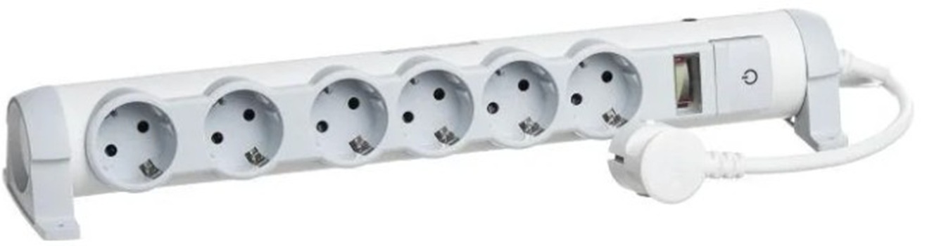 

Удлинитель Legrand 694637 "Комфорт" 6 x 2К+З - с кабелем длиной 3 м, 694637