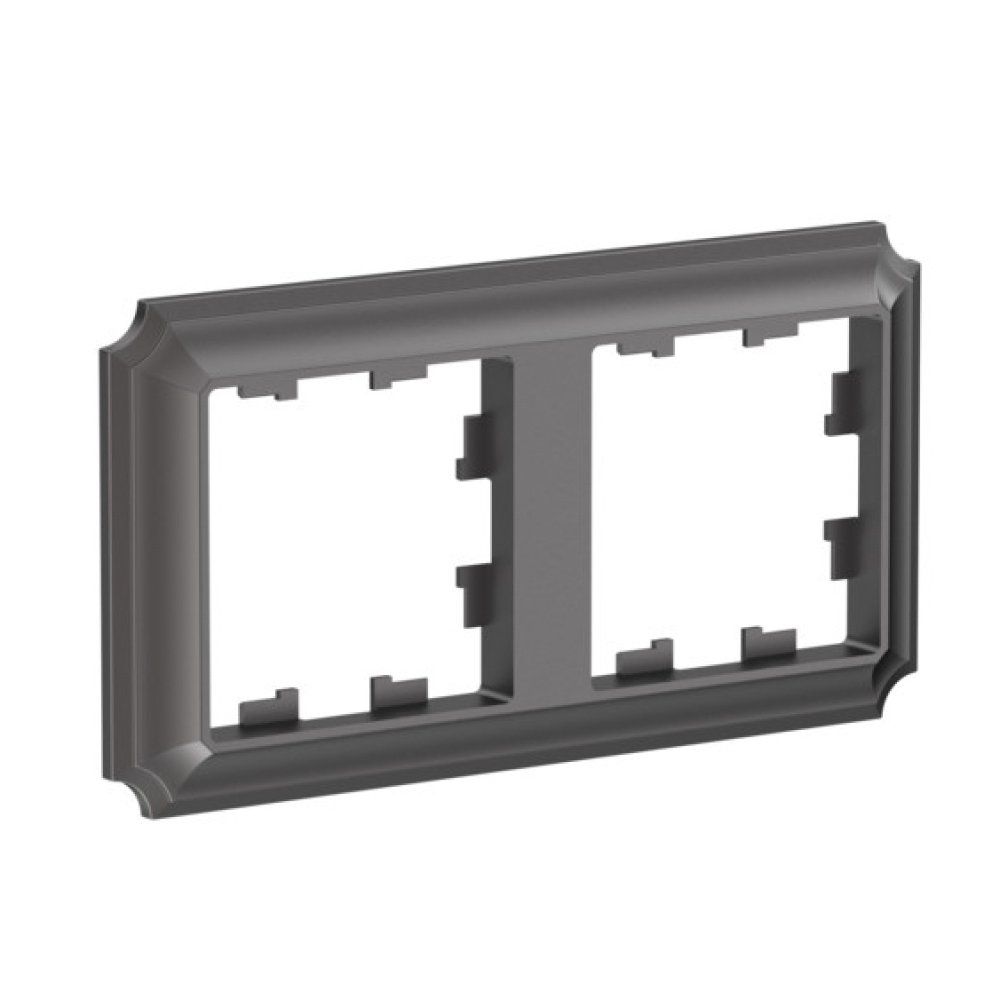 

Рамка двойная Systeme Electric ATN100602 AtlasDesign ANTIQUE универсальная, Мокко, ATN100602