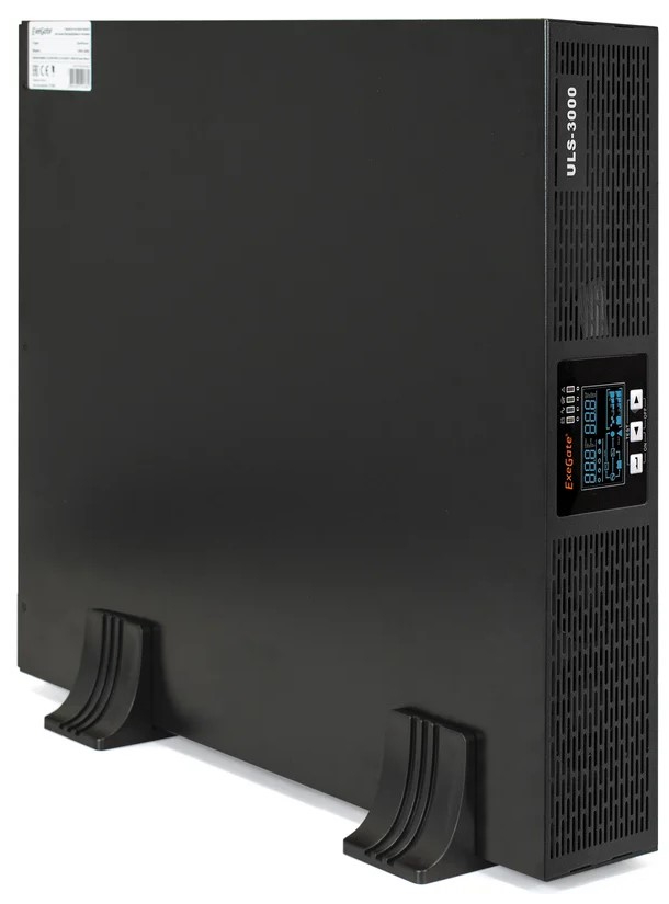 

Источник бесперебойного питания Exegate PowerExpert ULS-3000.LCD.AVR.6C13.USB.RS232.SNMP.BC.2U EX297668RUS On-line (3000VA/3000W, On-Line, PF=1, LCD,, PowerExpert ULS-3000.LCD.AVR.6C13.USB.RS232.SNMP.BC.2U