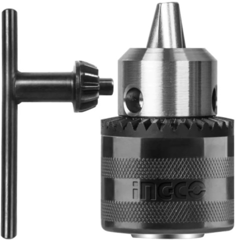 Изображение товара Патрон INGCO KC1301 13 мм для дрелей с ключом, прочный и универсальный