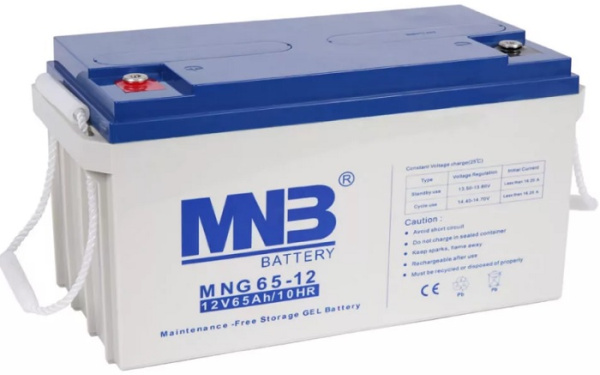 Изображение товара Батарея MNB MNG65-12 12 В 65 Ач для резервных систем и энергетики