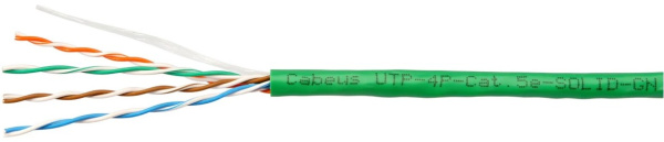 Изображение товара Кабель витая пара Cabeus U/UTP Кат. 5е для высокоскоростной сети 20м
