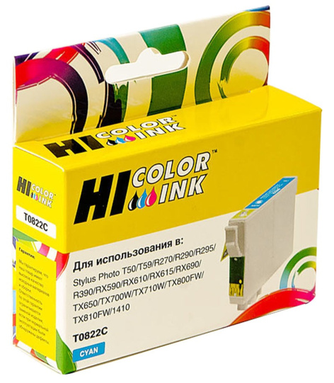 Изображение товара Картридж Hi-Black HB-T0822 для Epson Stylus R270 R295 R390 RX590 T50