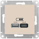 фото Розетка USB  Systeme Electric ATN000239 в Челябинске