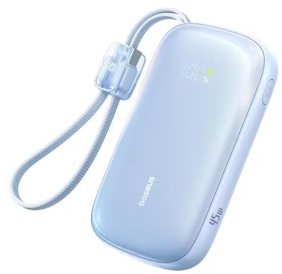 

Аккумулятор внешний Baseus EnerFill FC21 Qpow 3 Ultra E0027P03 Digital Display, встр. кабель, 20000mAh 45W, Galaxy Blue, EnerFill FC21 Qpow 3 Ultra
