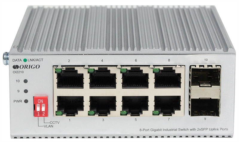 

Коммутатор неуправляемый ORIGO OI2210/A1A 8x1000Base-T, 2x1000Base-X SFP, Surge 4KV, -40 to 75°C, OI2210/A1A