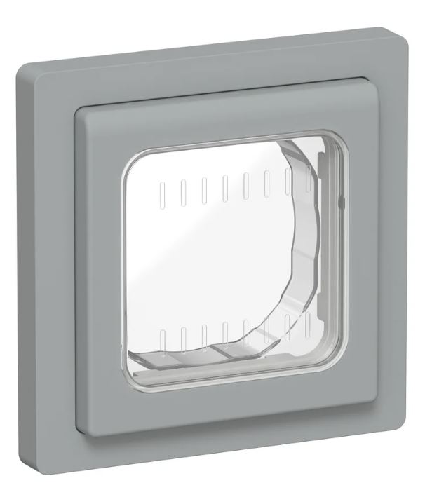 

Рамка одинарная IEK FI-M10-32-55-K03 FLITE IP55 Рпро-1-55-ФлС серый, FI-M10-32-55-K03