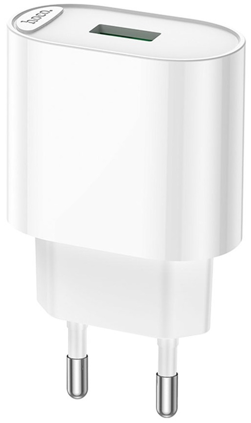 

Зарядное устройство сетевое Hoco C109A Fighter 6931474784810 1 USB, QC3.0, цвет: белый (1/36/216), C109A Fighter