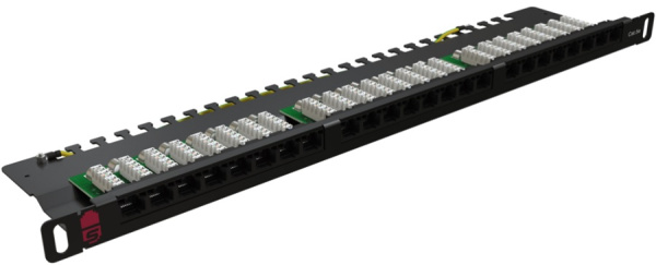 Изображение товара Патч панель SYSMATRIX PP 19005U S245EU M 24 порта 5e 19 дюймов
